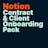 Notion Contract & Client Onboarding Pack