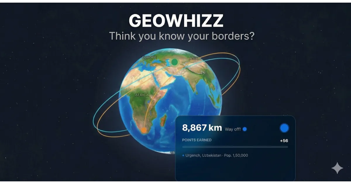 GeoWhiz 제품 배너
