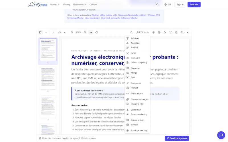Certyneo Reader screenshot 5