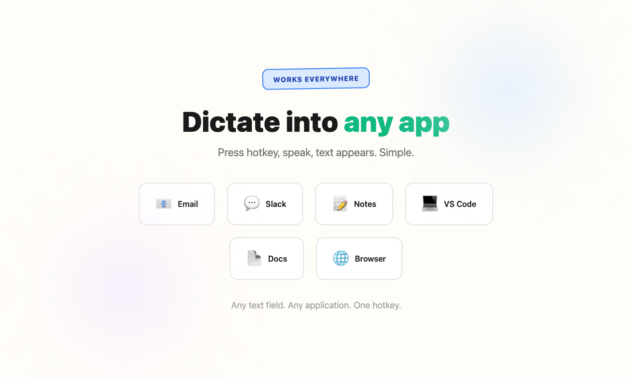 Whisper - Main product screenshot demonstrating key features and user interface
