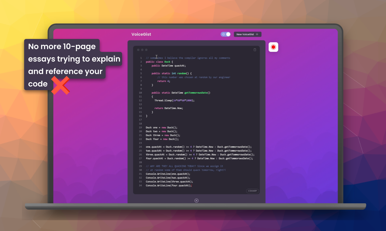 VoiceGist gallery image