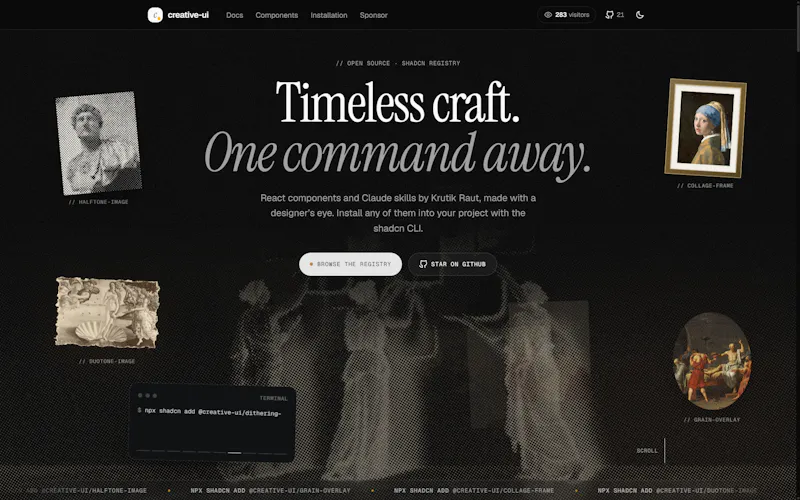 creative-ui screenshot 1