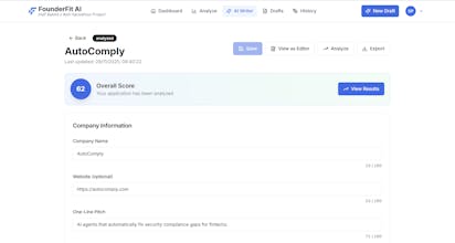 FounderFit AI gallery image