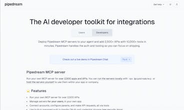 Pipedream MCP gallery image