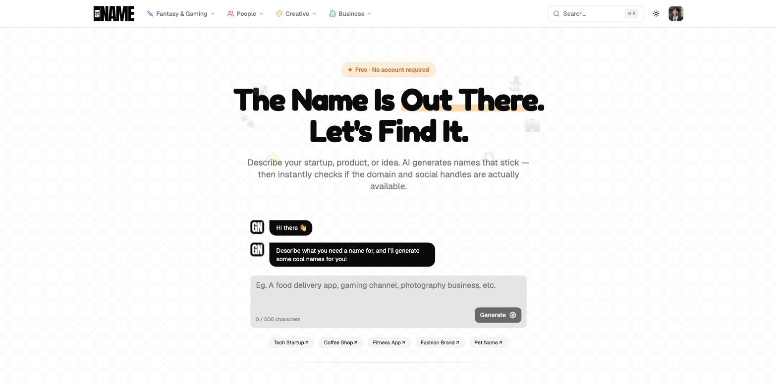 GenName.io gallery image