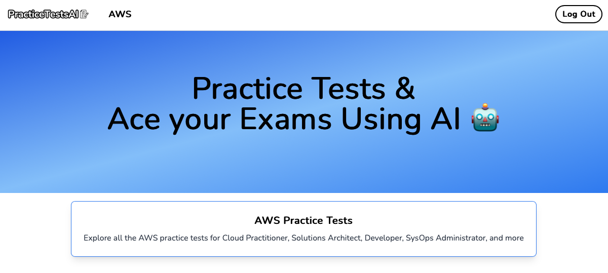 Practicetestsai - AI를 사용하여 테스트를 실천하고 에이스하십시오. 미디어 2