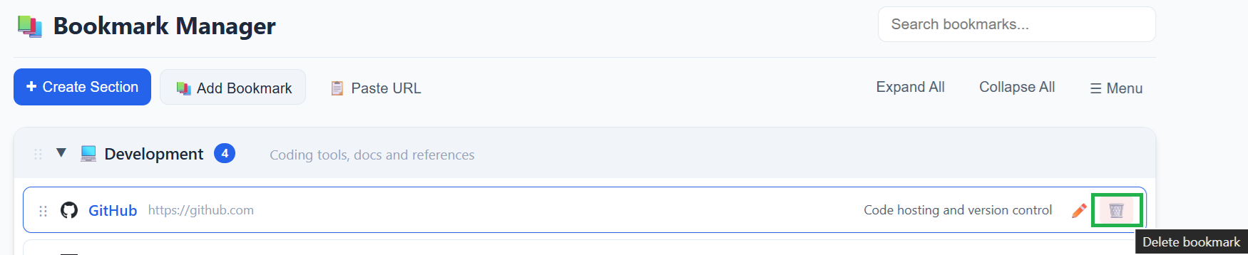 Bookmark Manager gallery image