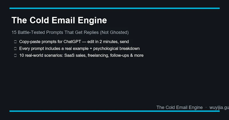 The Cold Email Engine screenshot 2