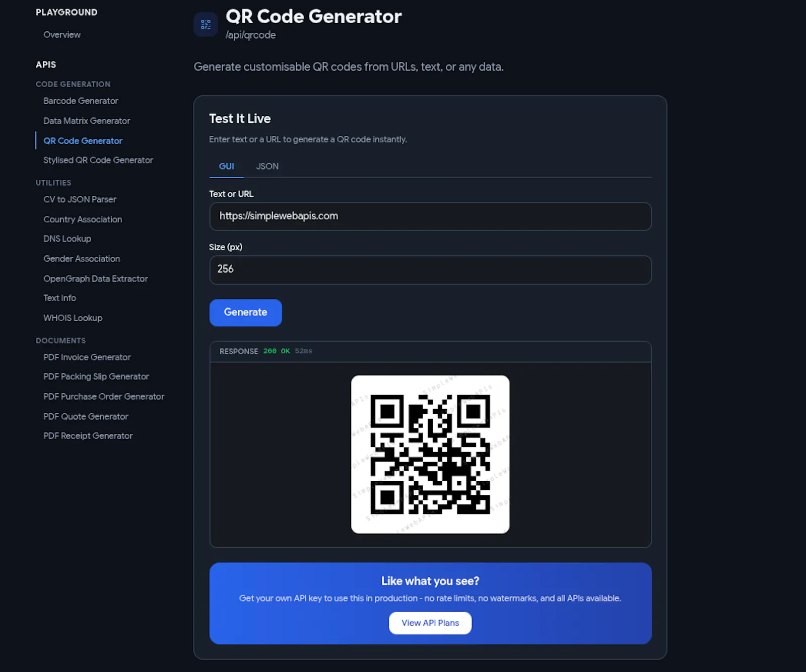 SimpleWebAPIs screenshot 5
