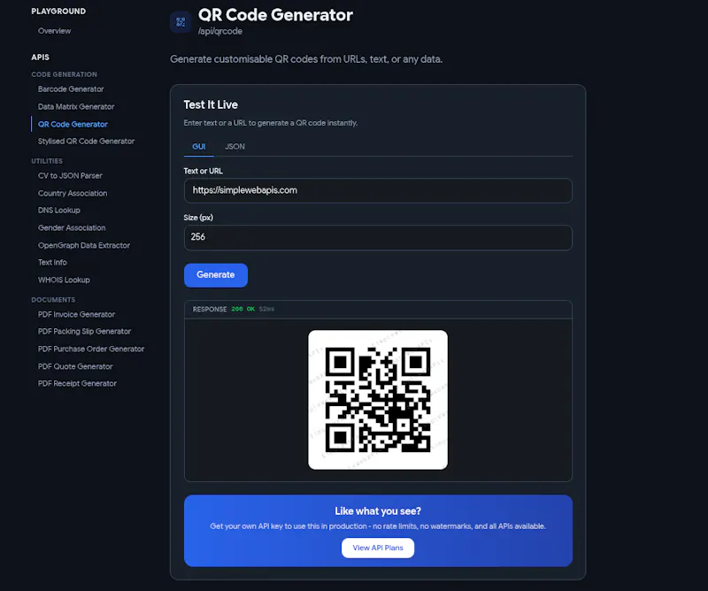 SimpleWebAPIs screenshot 5