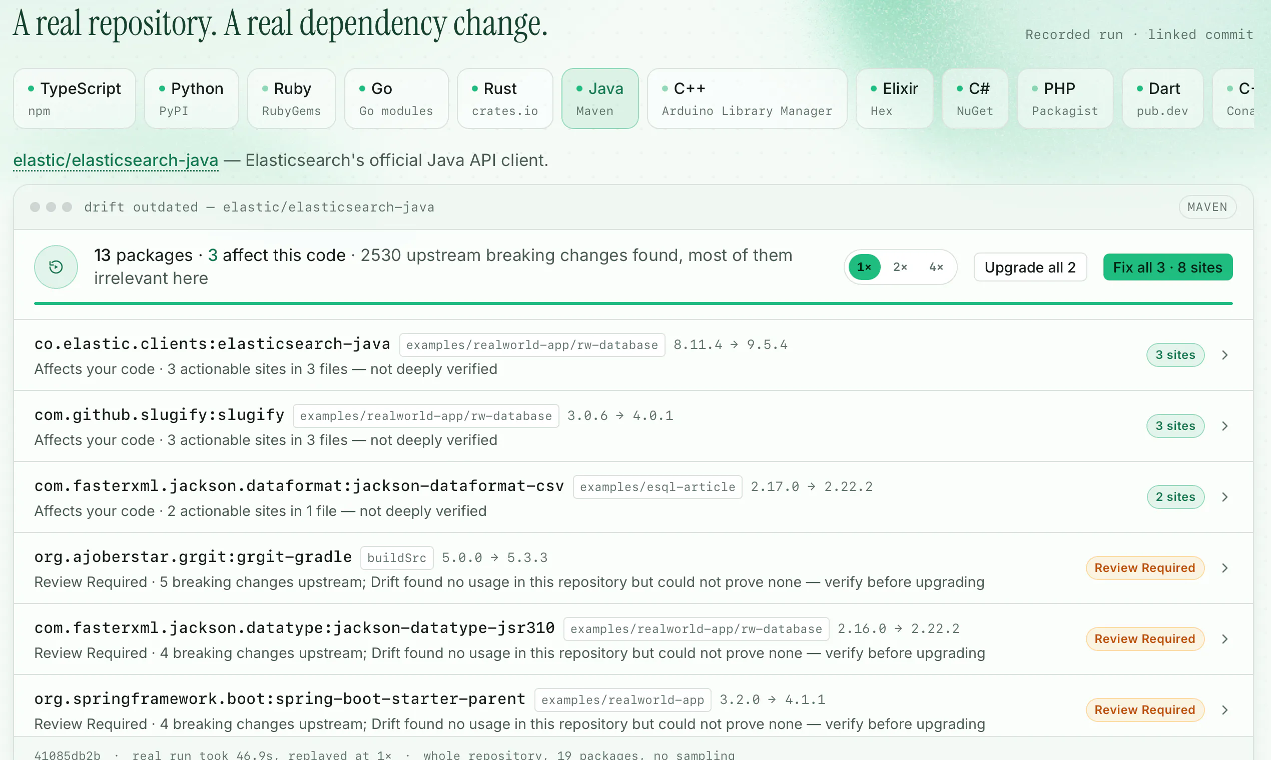 Drift — Dependency Upgrades gallery image