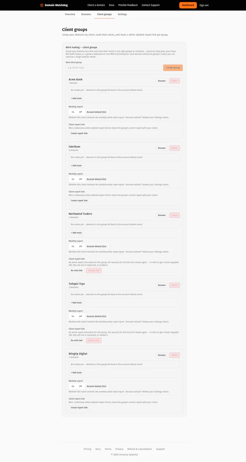 Domain Watchdog screenshot 4