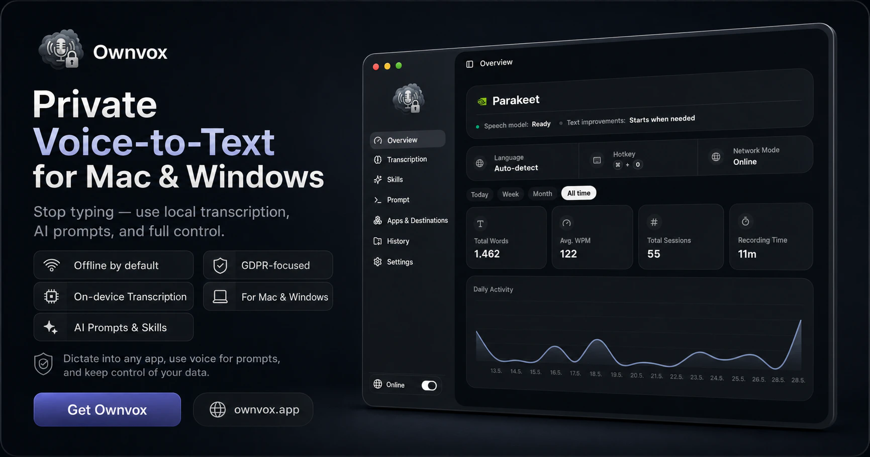 Ownvox screenshot 1