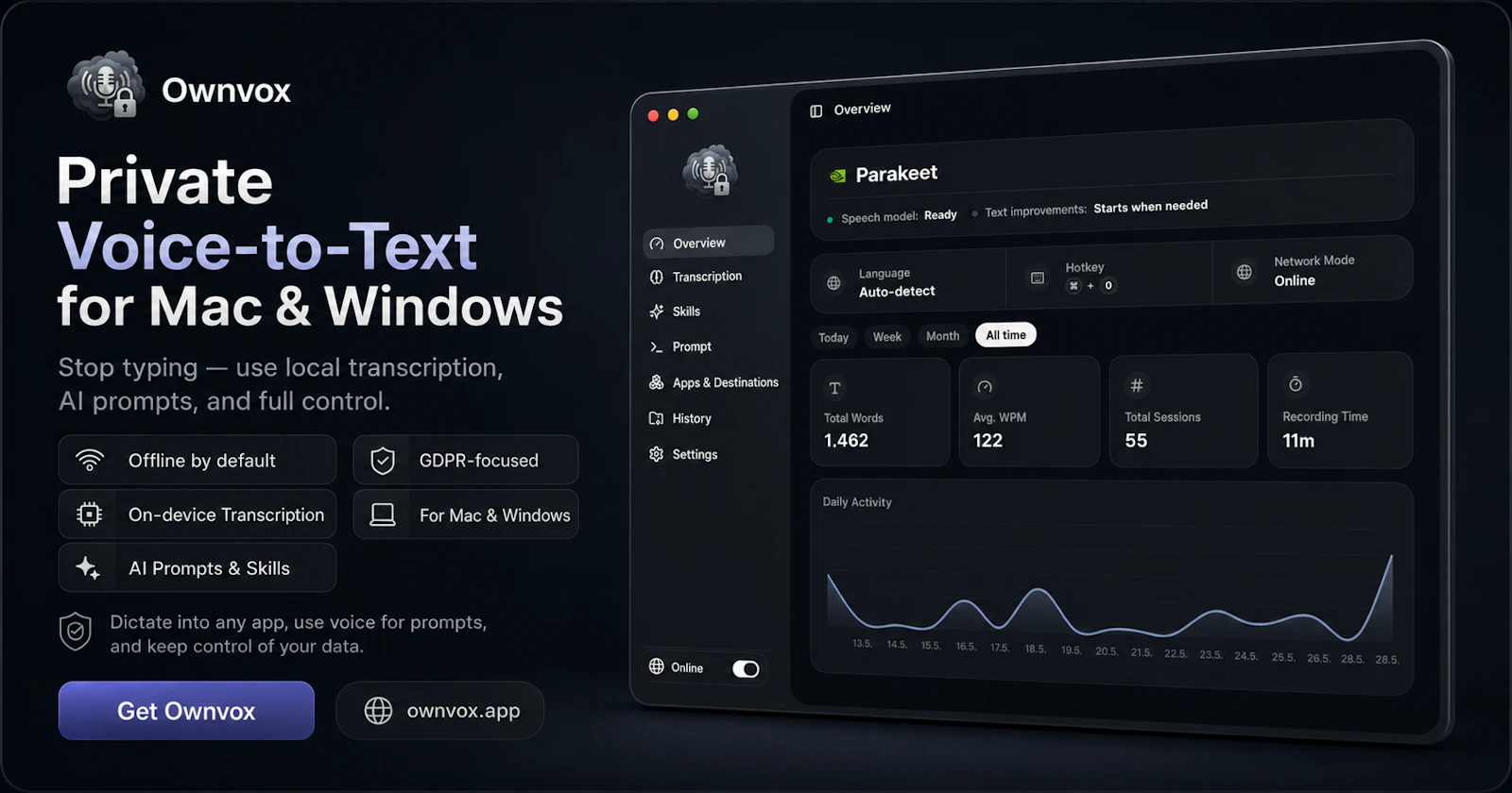 Ownvox screenshot 1