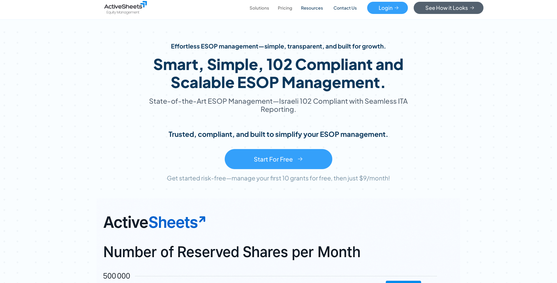 ActiveSheets.io - Gestione ESOP media 1