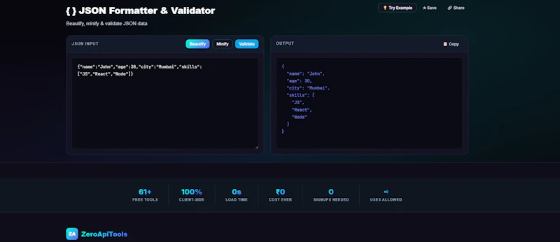 ZeroApiTools screenshot 2