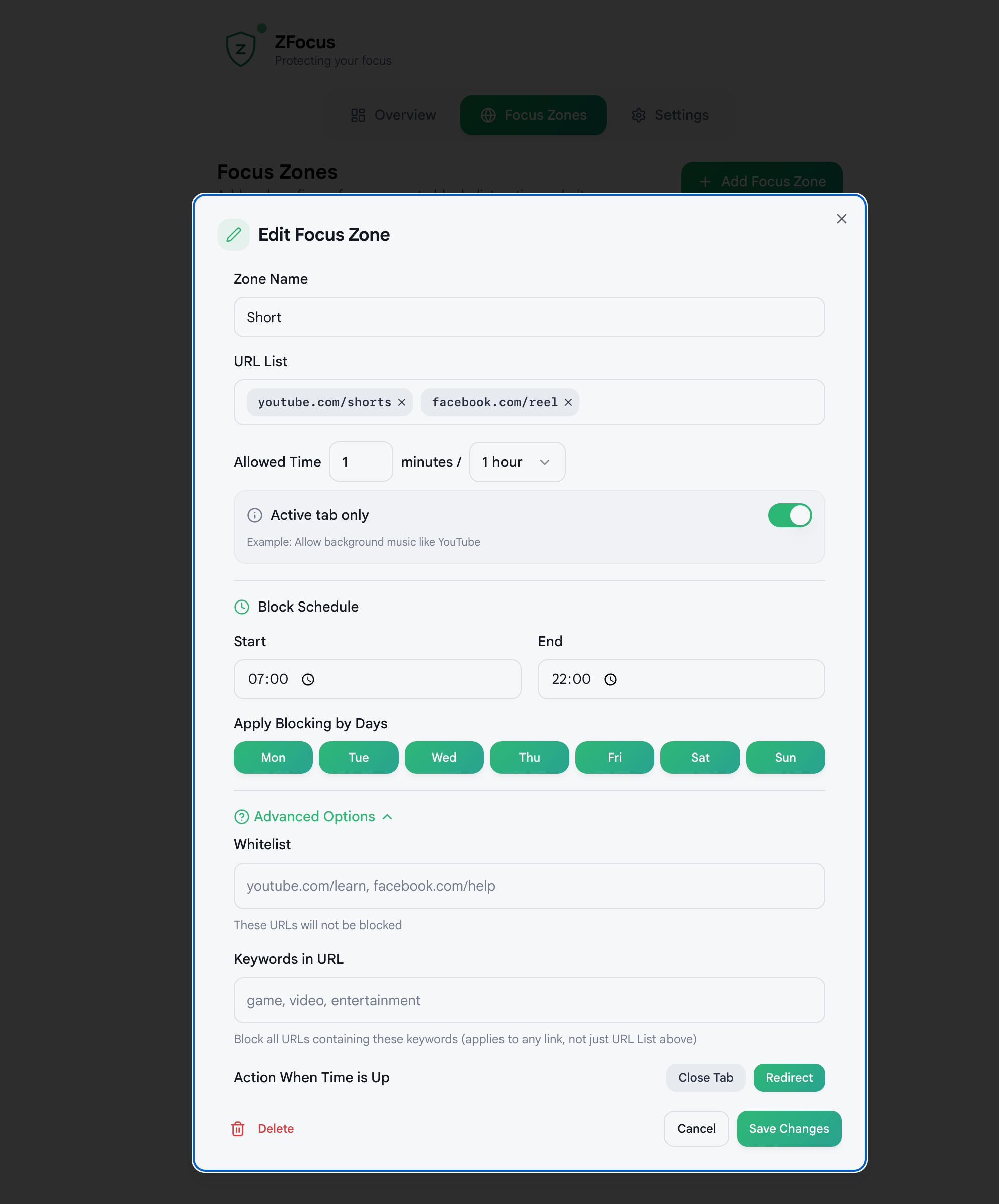 ZFocus – Pomodoro & Focus Zones gallery image