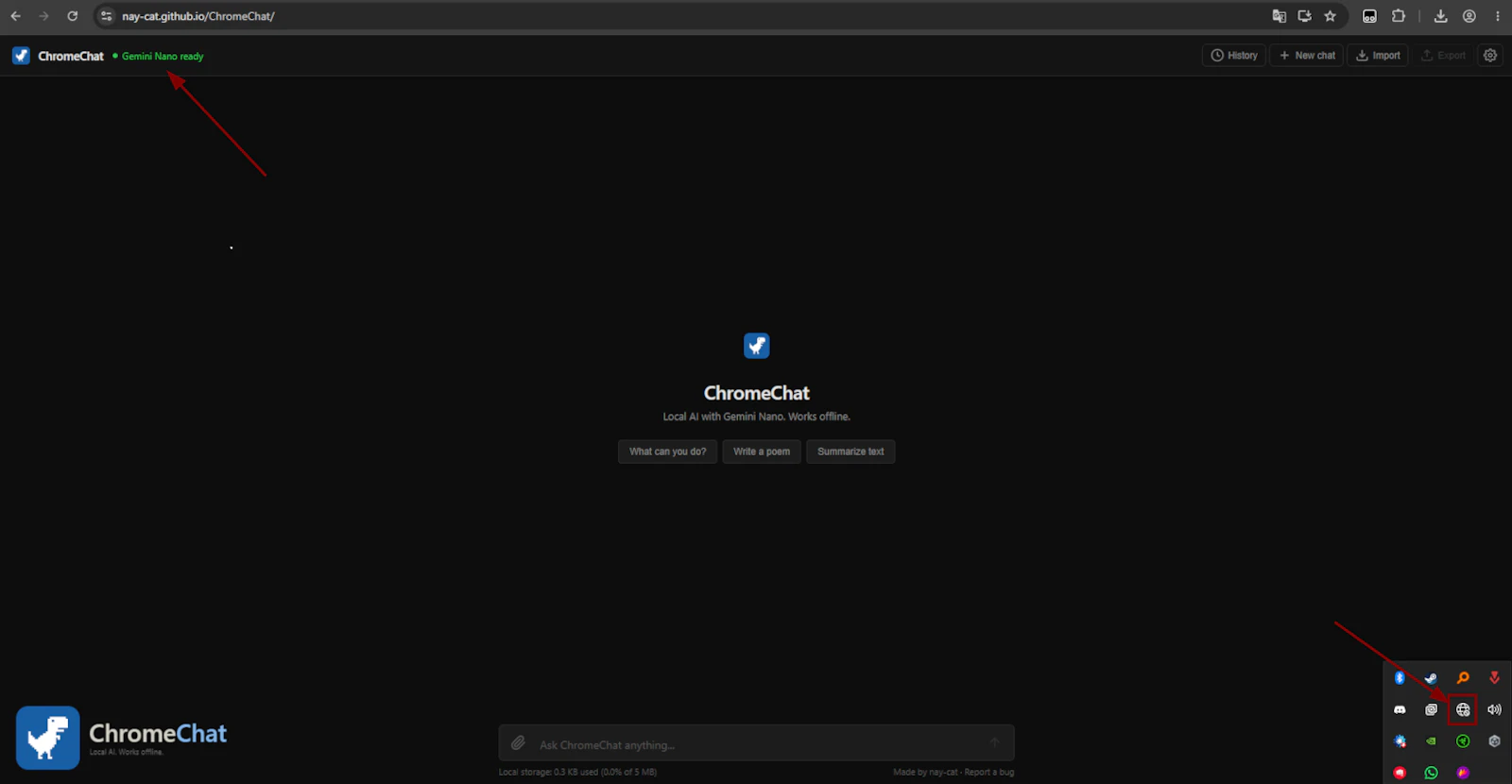 ChromeChat screenshot 1