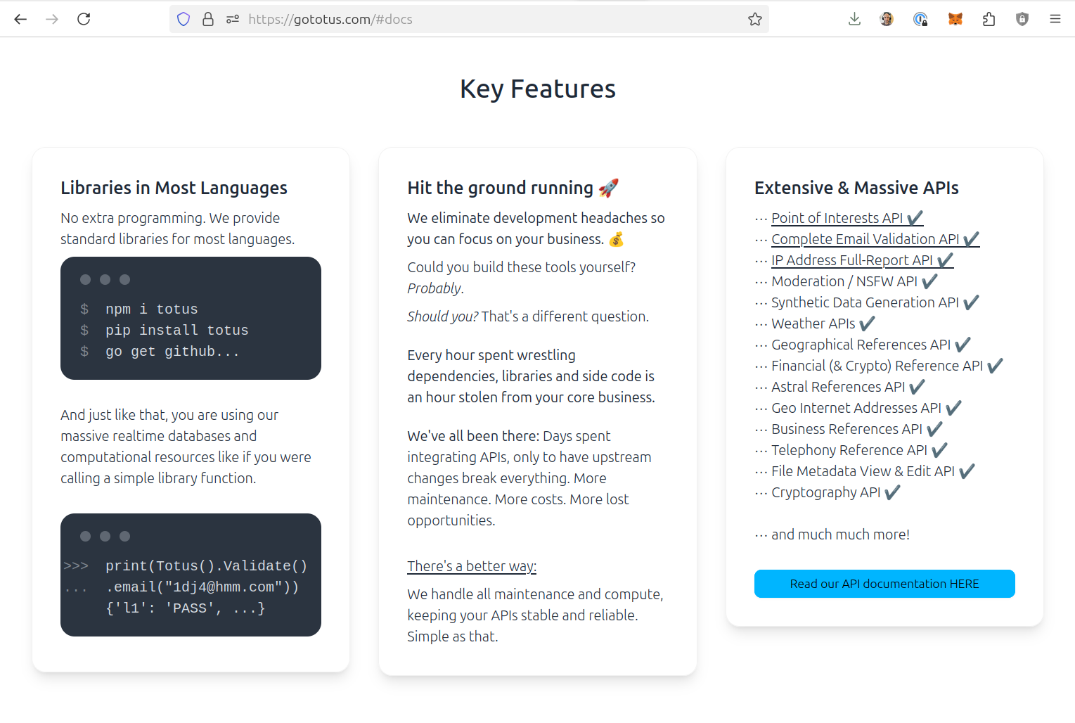 TOTUSメール検証API - 跳ね返ったメールを停止します。ビジネスを殺し、実際のユーザーを獲得してくださいメディア2