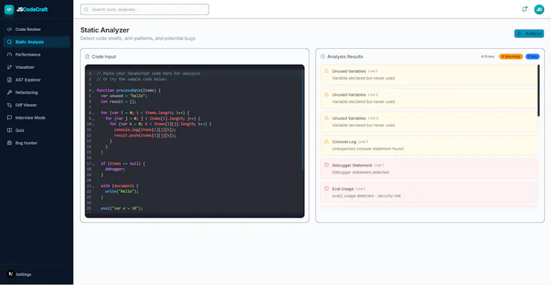 JSCodeCraft screenshot 8