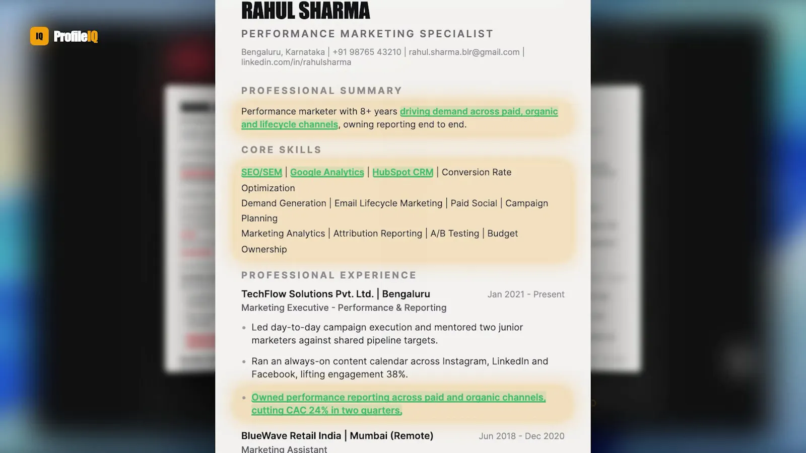 ProfileIQ  screenshot 6