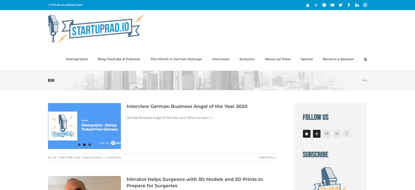 Startuprad.io gallery image