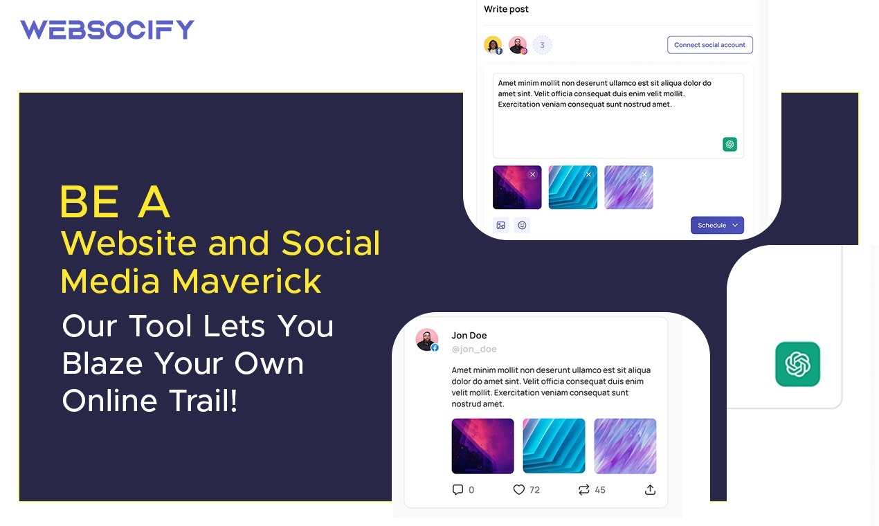 WebSocify - Elevate online presence - build, manage & engage media 3