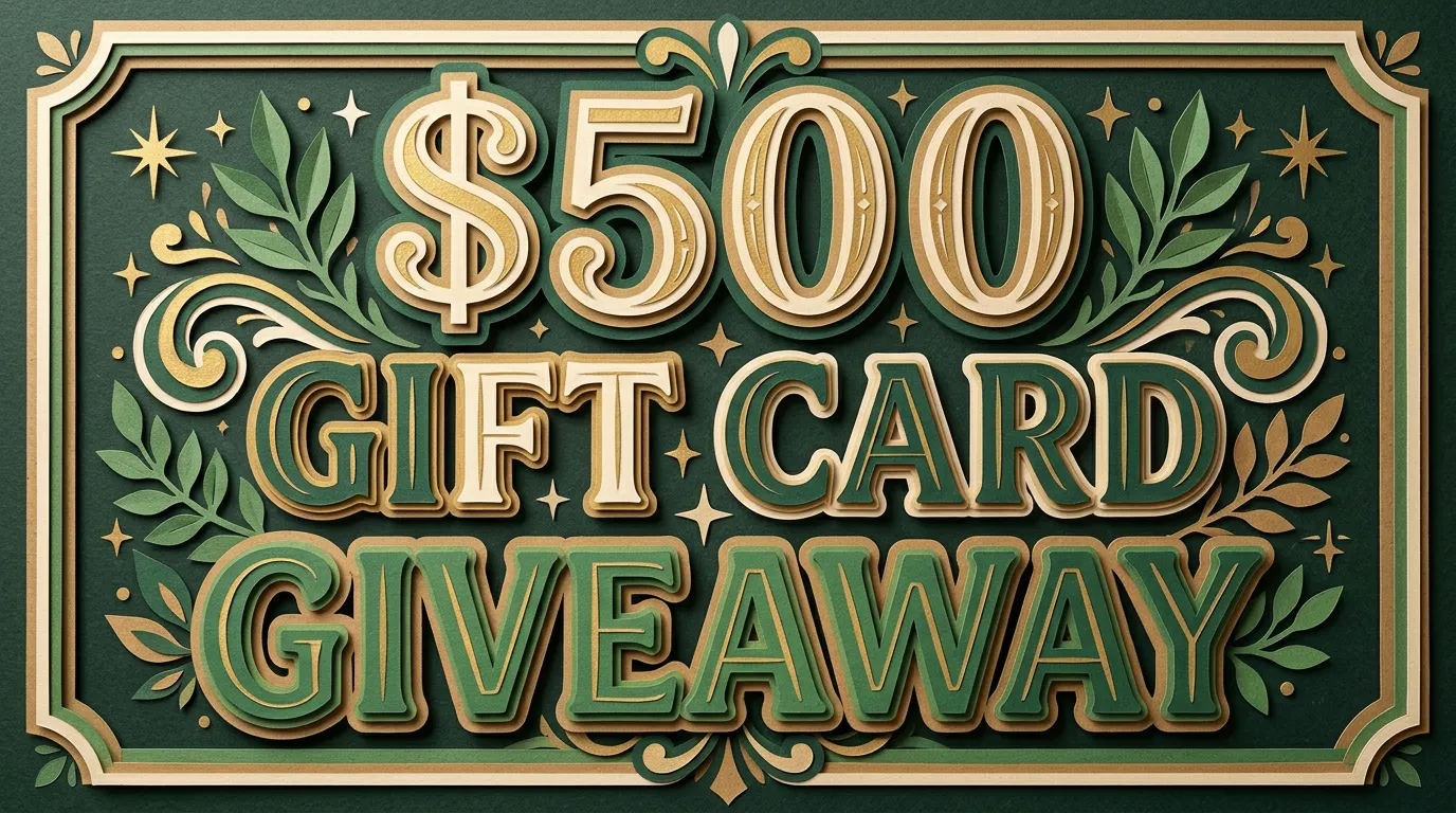 $500 Gift Card Up for Grabs