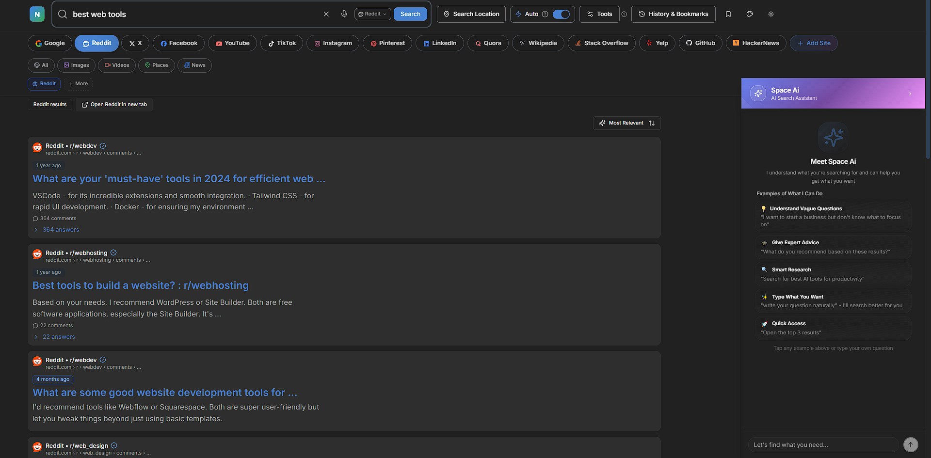 SpaceSearch gallery image