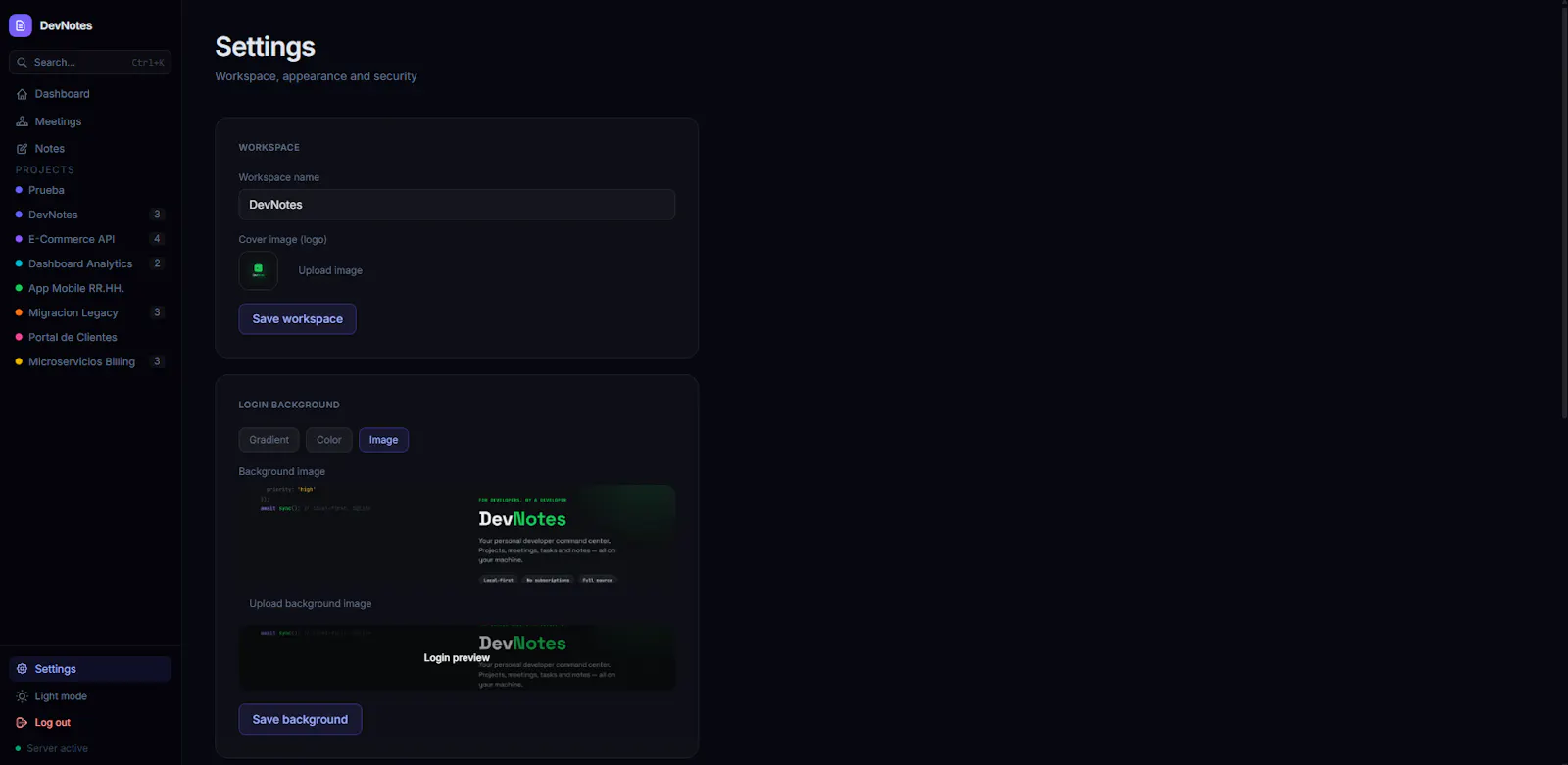 DevNotes screenshot 6