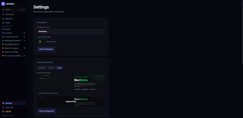 DevNotes screenshot 6