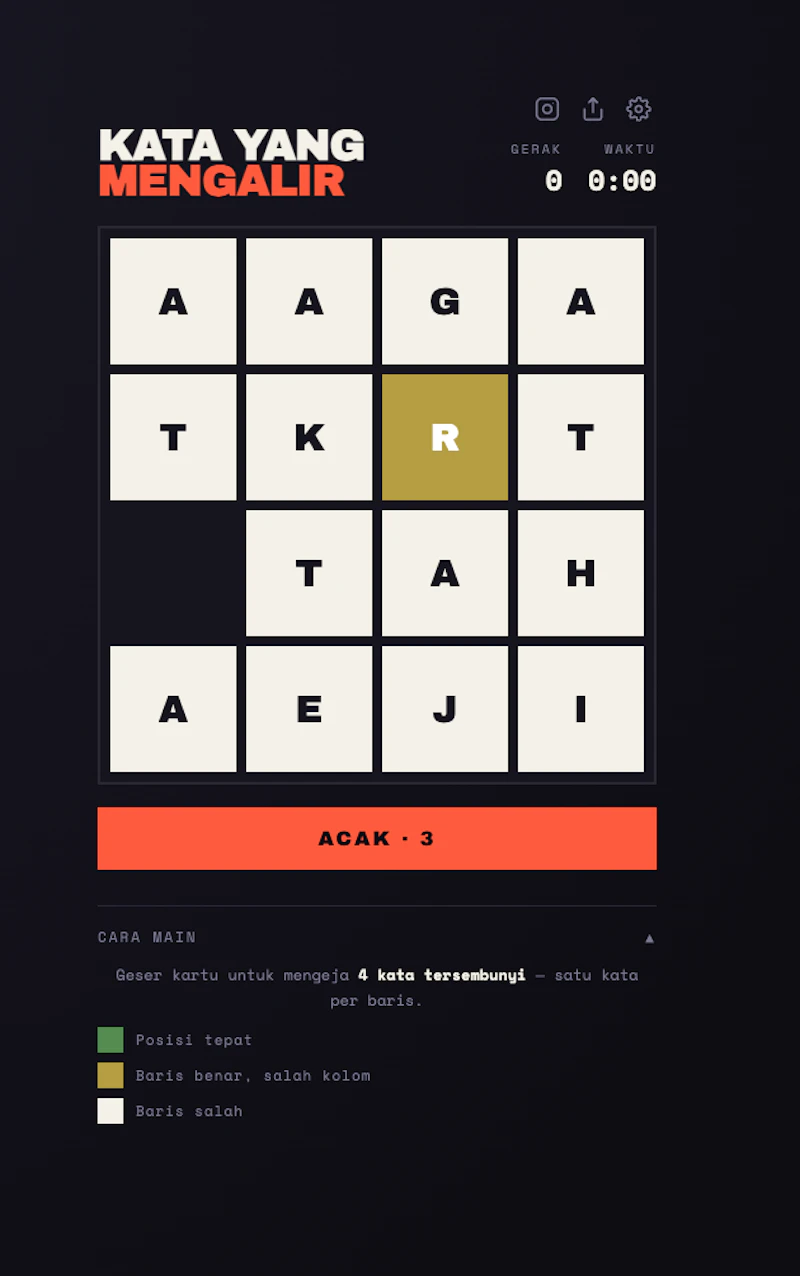 Sliding Word — Daily Word Puzzle Game screenshot 4