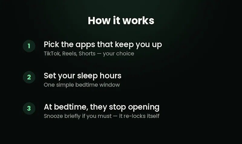 Touch Grass: Sleep Guard screenshot 1