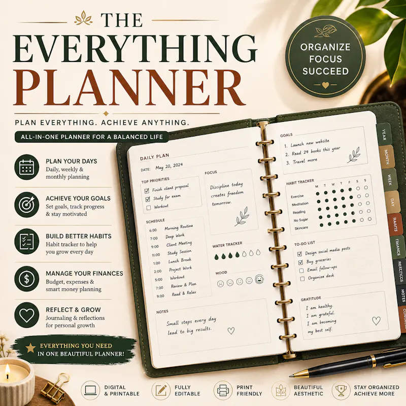 The Everything Notion Planner  screenshot 3