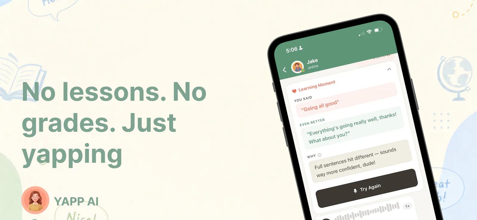 Yapp AI: Whatsapp For English Practice screenshot 1