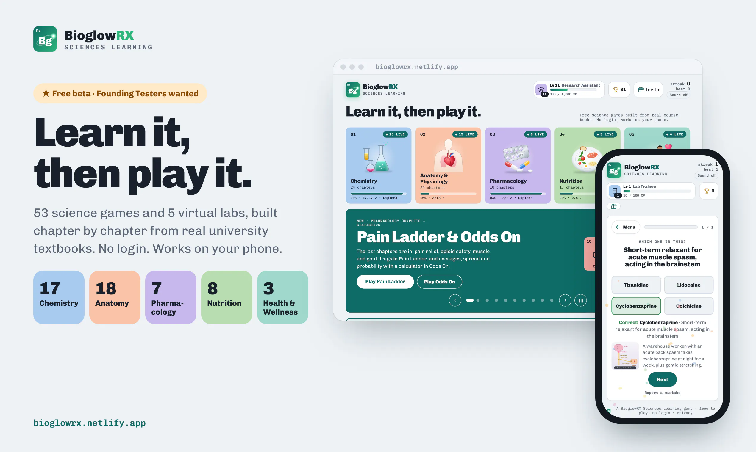 BioglowRX Sciences Learning  gallery image