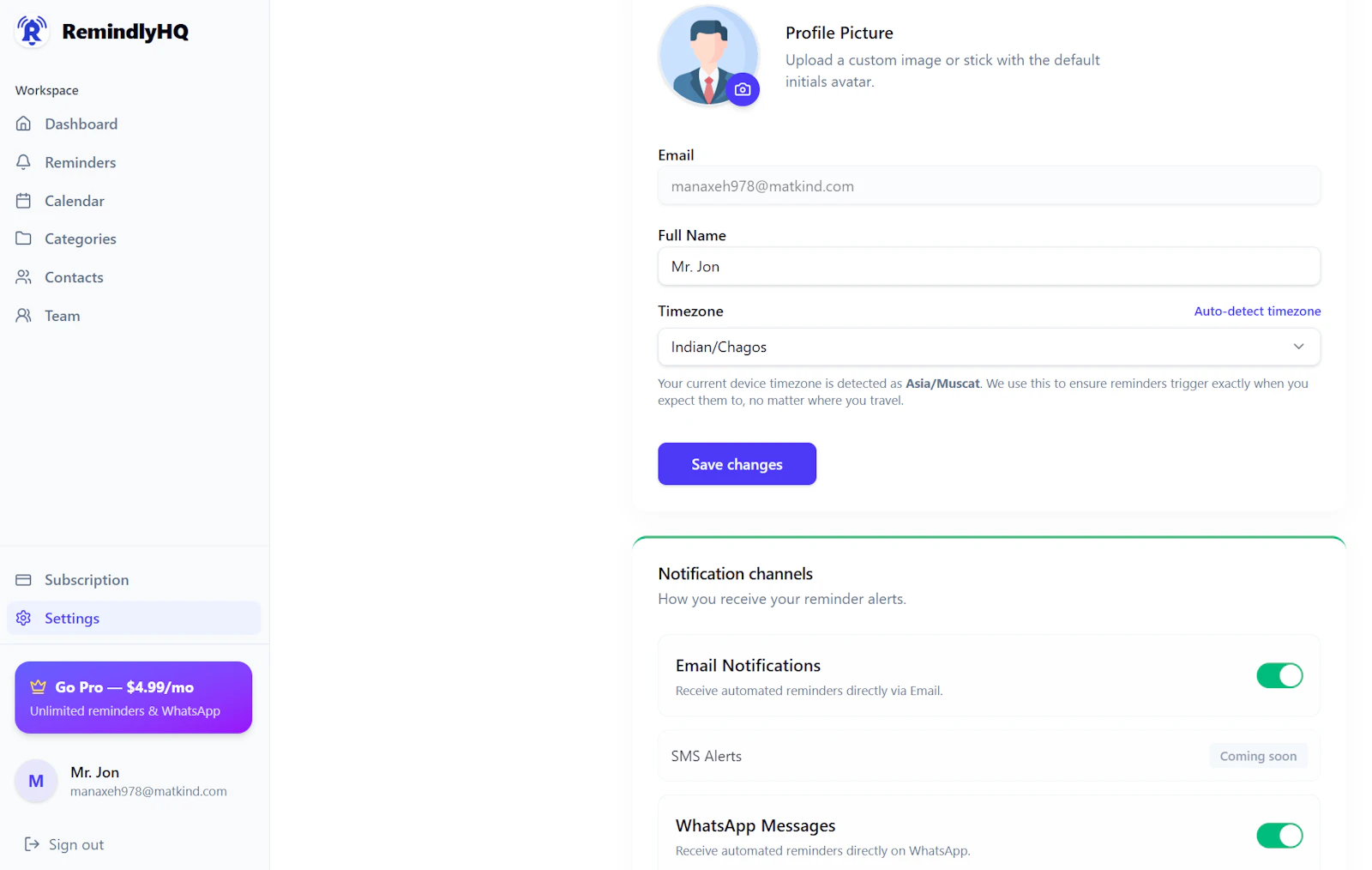 RemindlyHQ screenshot 4