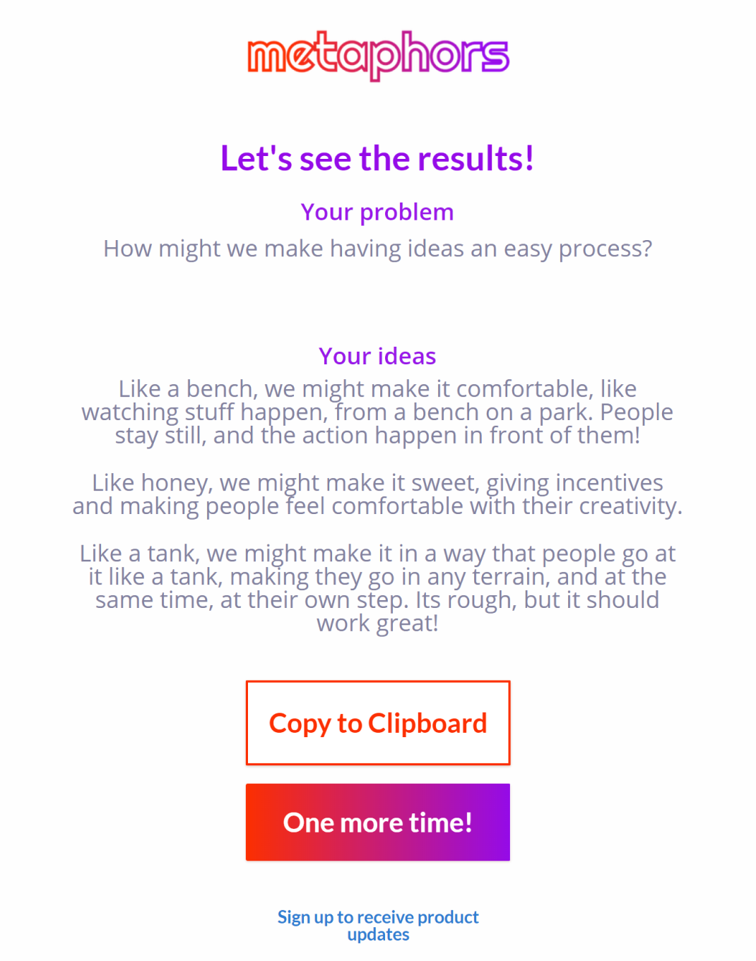 Metaphors gallery image