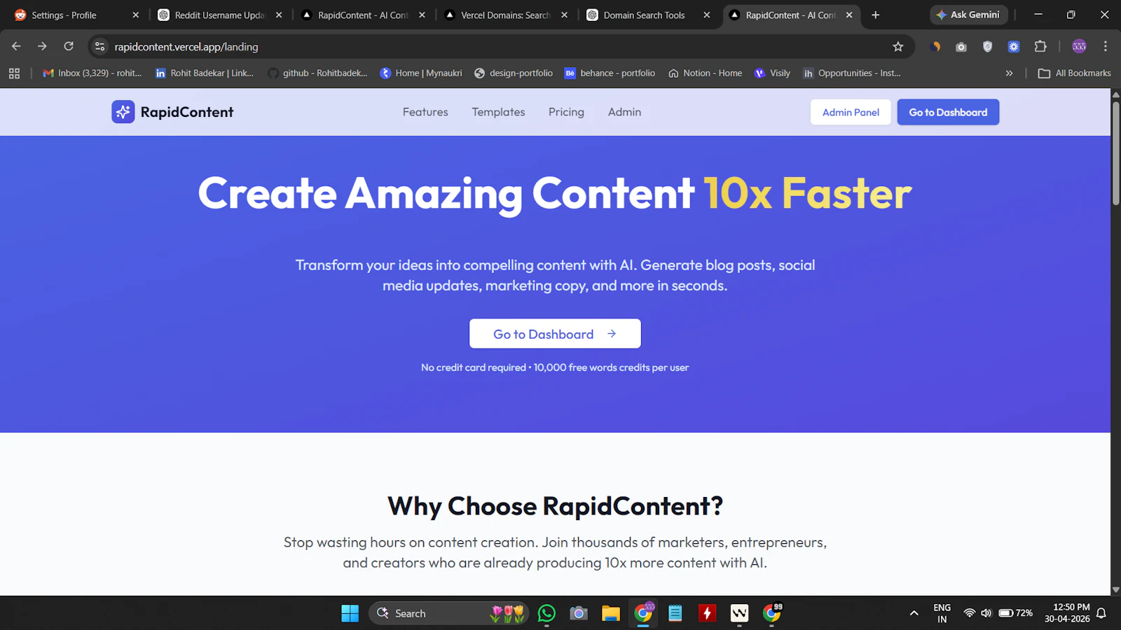 RapidContent screenshot 3