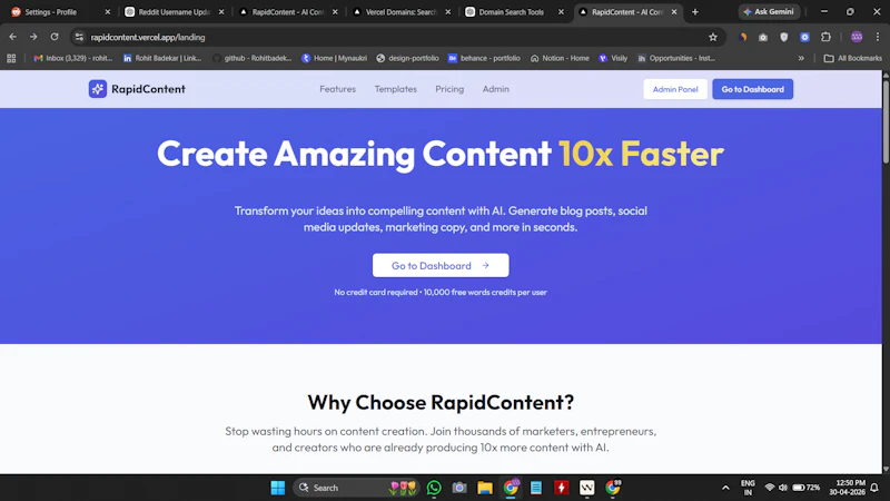 RapidContent screenshot 3