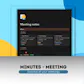 Notion Minutes Meeting
