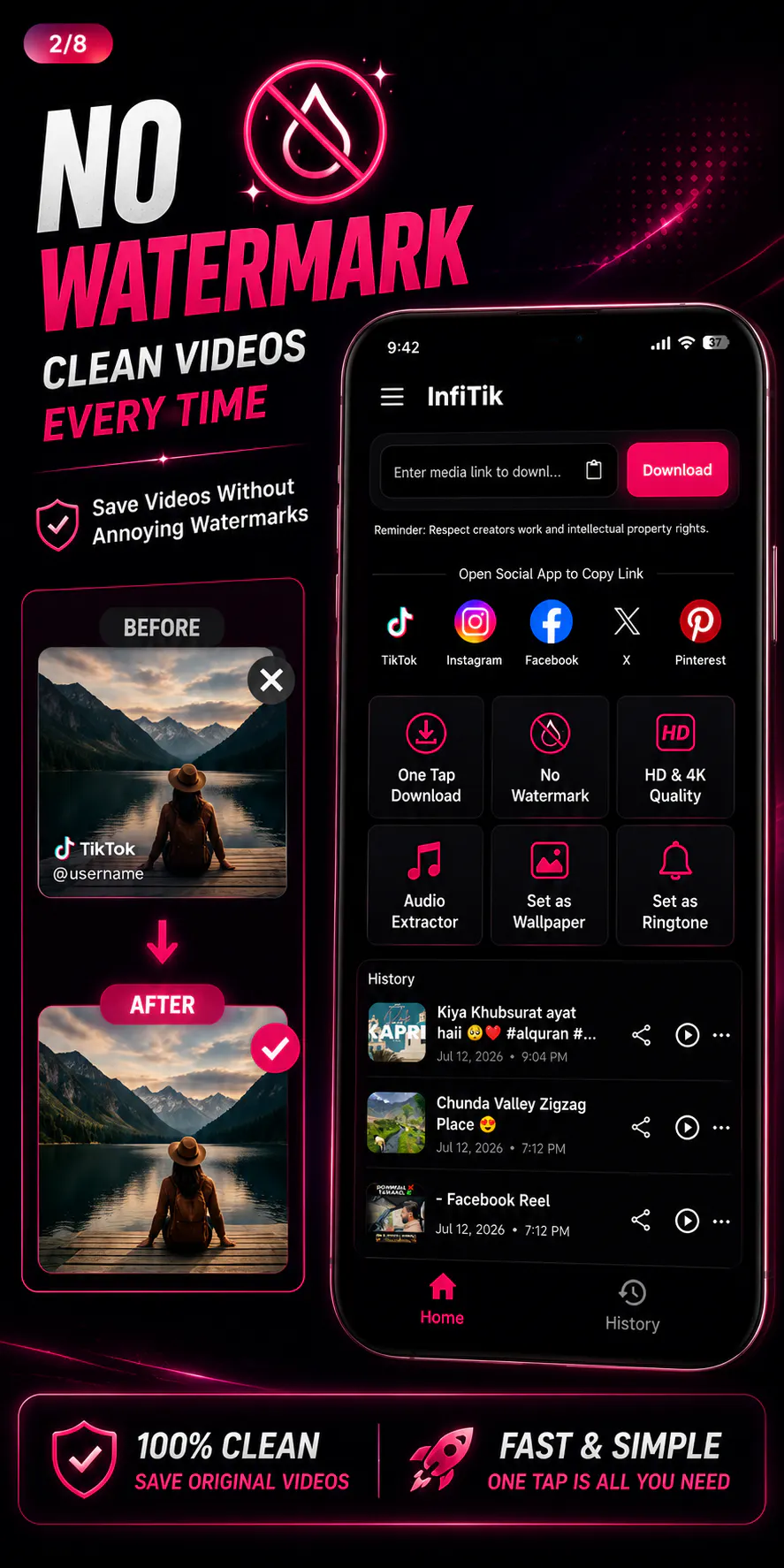 InfiTik Video Downloader gallery image