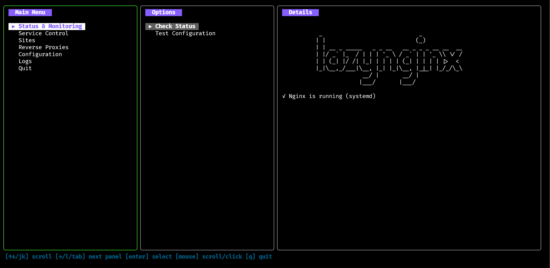 lazynginx - Main product screenshot demonstrating key features and user interface