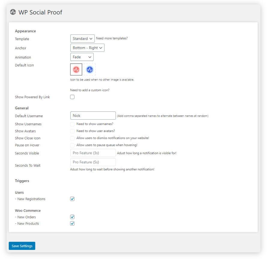 WP Social Proof gallery image
