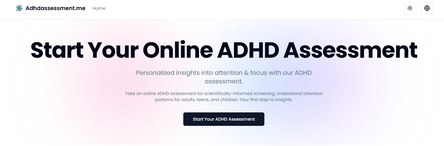 ADHDAssessment.me - 온라인 ADHD 평가 도구 미디어 1