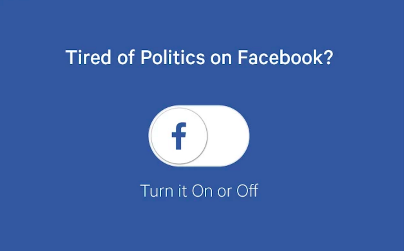 Facebook Politics Filter Image