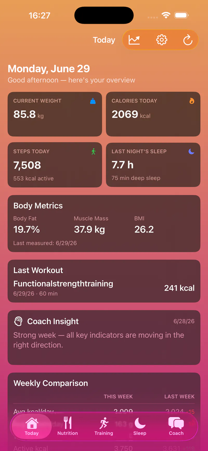ShapeSync – AI Health Coach screenshot 2