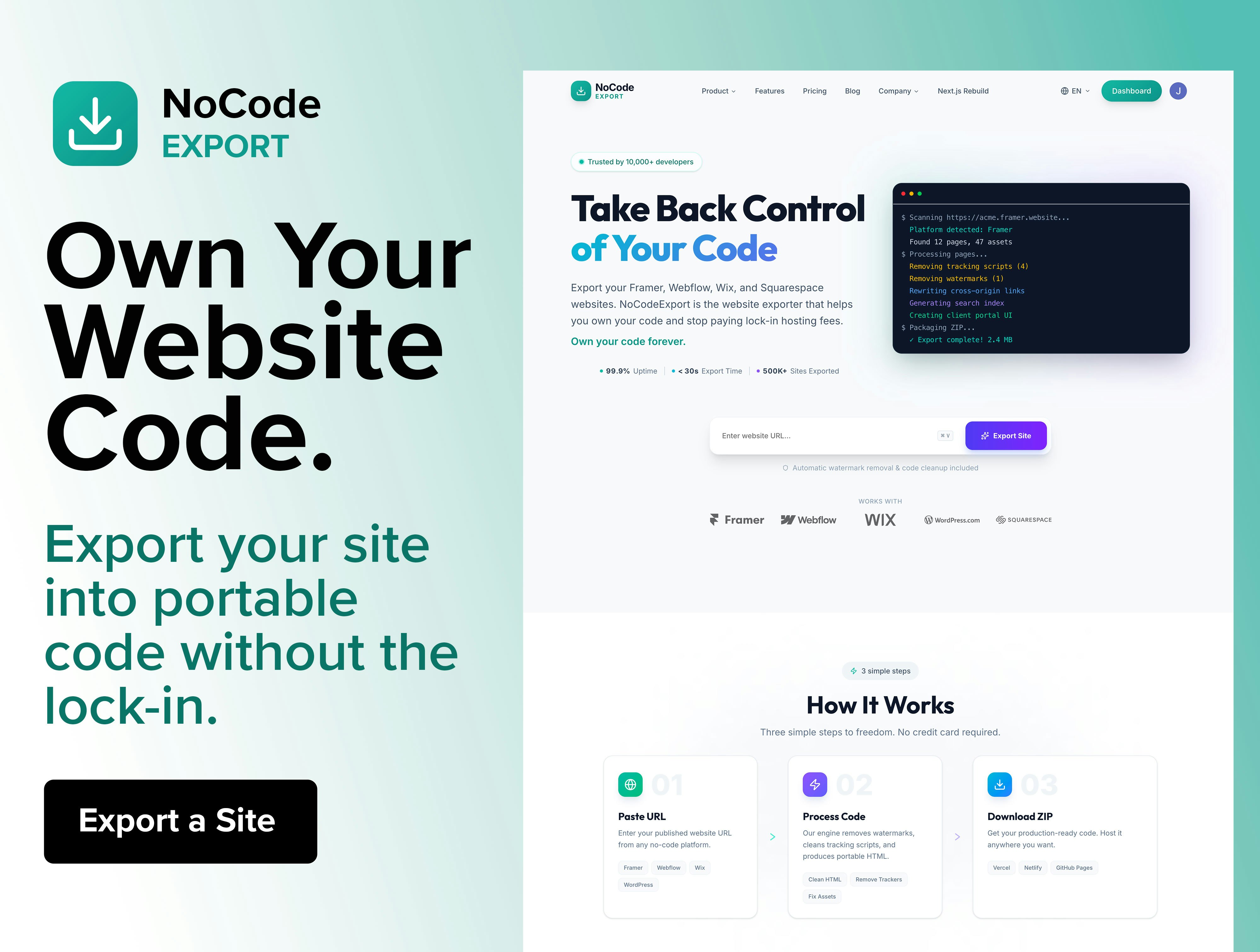 NoCodeExport gallery image