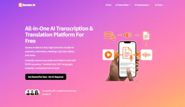 Saveto AI| Free AI Transcription Tool gallery image