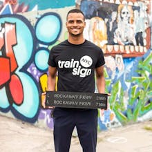 NYC Train Sign gallery image